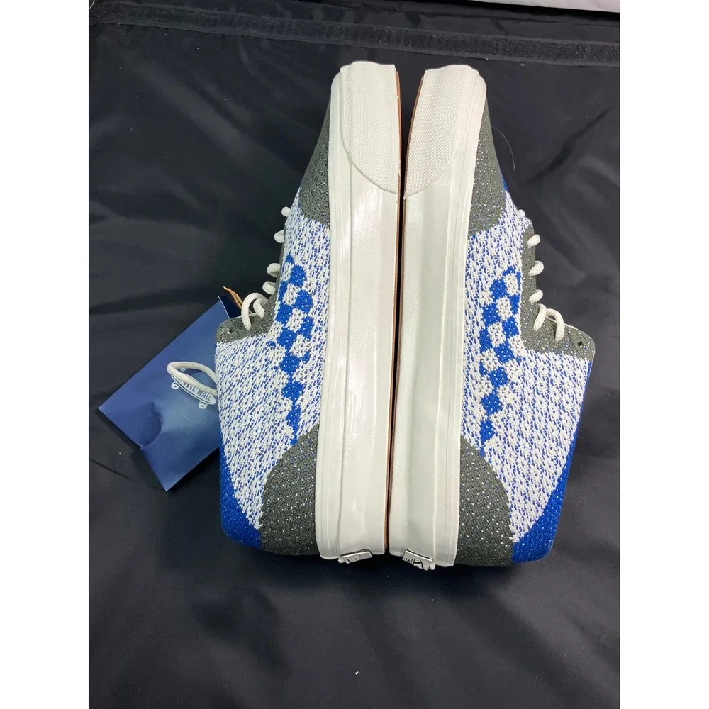 Vans Vault OG Half Cab‎ LX Knit Blue White Grey Mens Sneakers 10 VN0A5HUXBKA